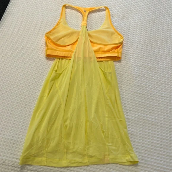 Lululemon Practice Freely Tank Mellow Lemon/Burning Yellow
top size 10 - Picture 7 of 9